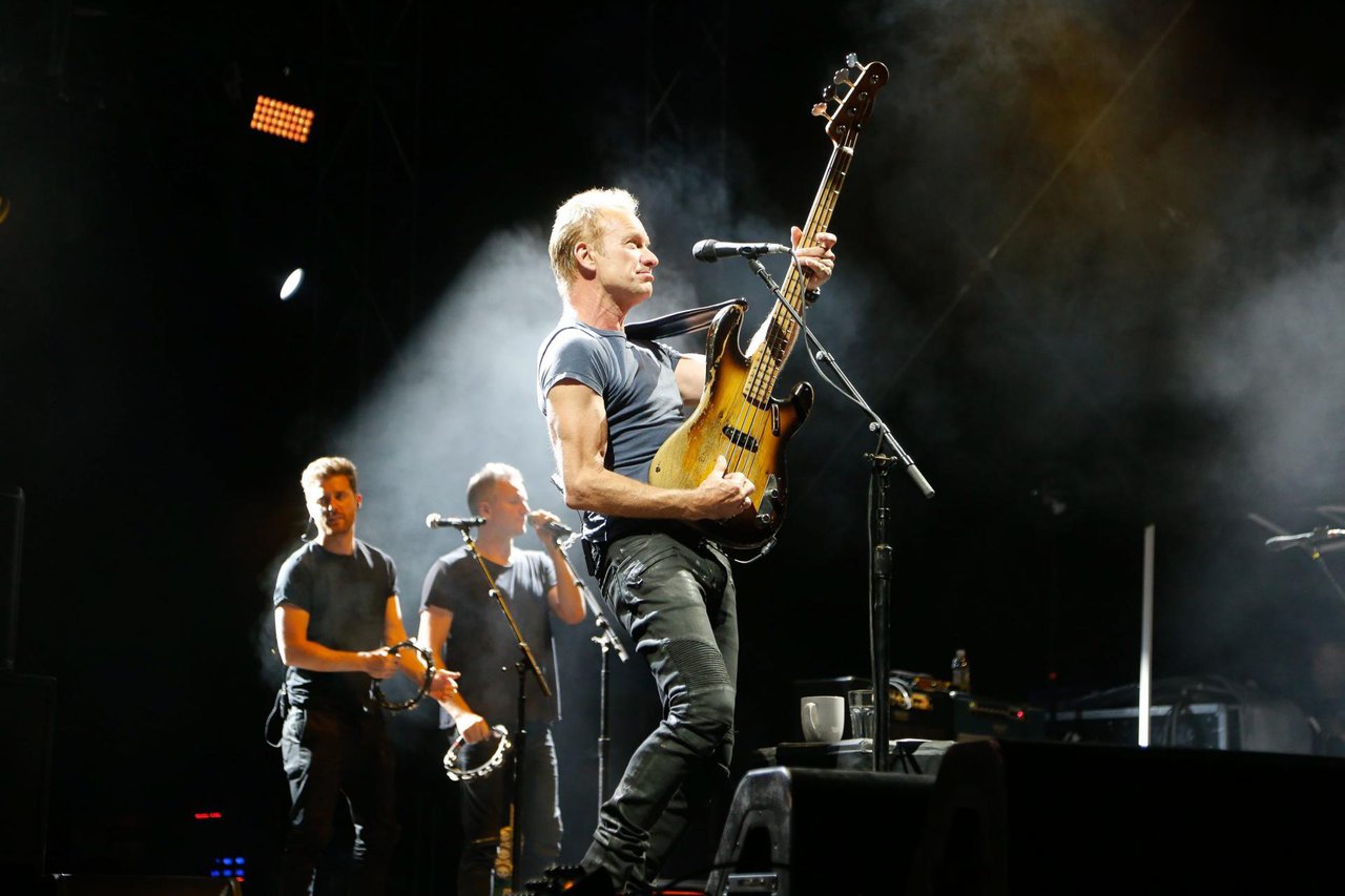 Fotografija: Sting je u srpnju 2017. u sklopu svoje svjetske turneje naziva 57th and 9th, održao koncert u pulskom amfiteatru pred oko osam tisuća ljudi/Foto: Goran Šebelić/ CROPIX
