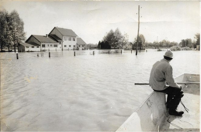 Poplava kod mrjestilišta / Foto: arhiv Ribnjačarstva