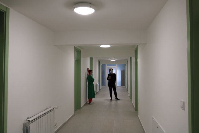 Obnovljeni bolnički hodnici/Foto: Pakrački list