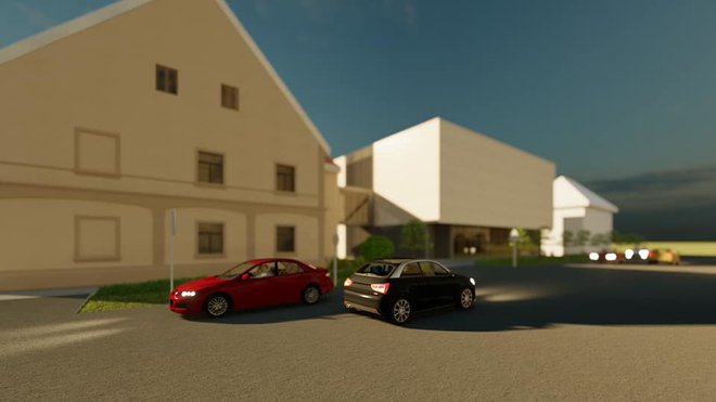 Računalna simulacija budućeg Državnog arhiva u Bjelovaru