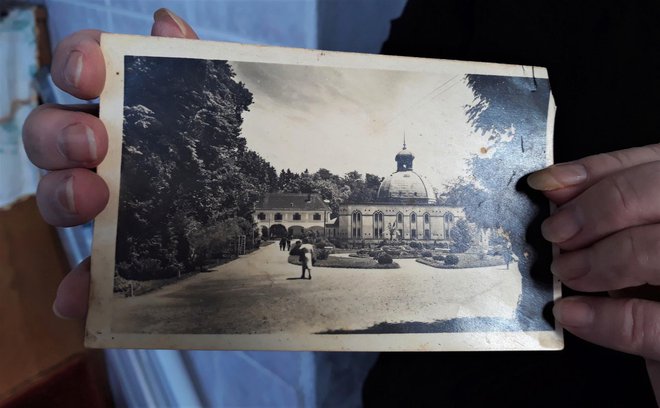 Stara razglednica Blatnih kupki, odnosno daruvarskog parka Foto: arhiv Vjeruške Rek