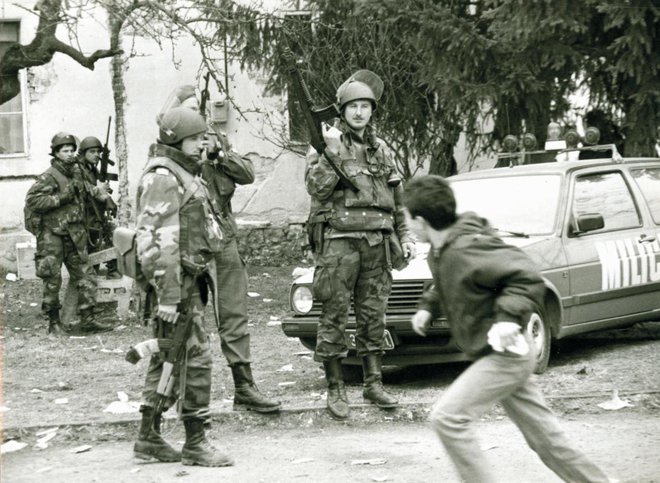 Arhivske fotografije prvih ratnih dana u Pakracu 1991. godine/Foto: Arhiv Grada Pakraca