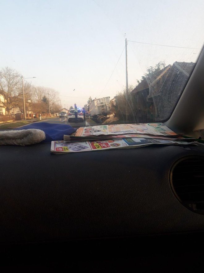 Jedan je vozač snimio nesreću u Severinu/Foto:Facebook