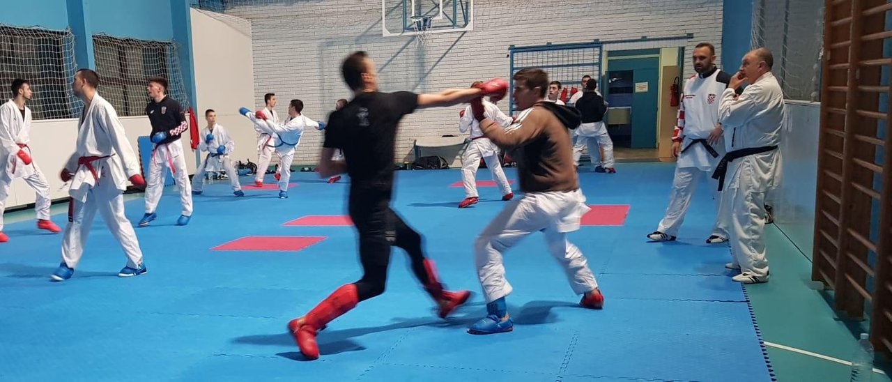 Fotografija: Trening karate reprezentativaca/Foto: DT