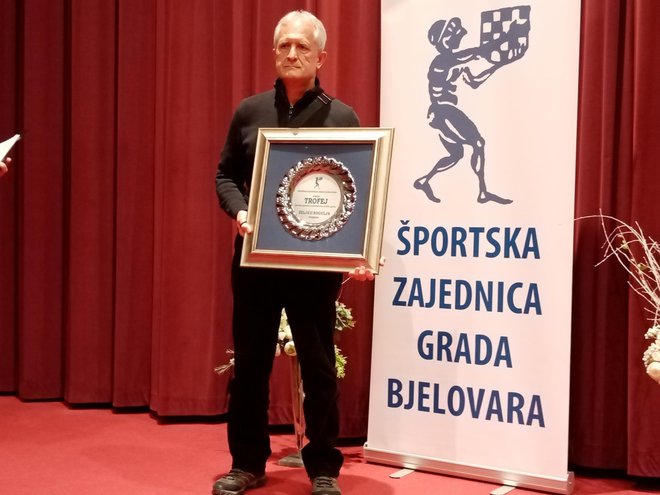 Željko Rogulja, dobitnik Trojefa Športske zajednice Grada Bjelovara za 2020. godinu/ Foto: Deni Marčinković