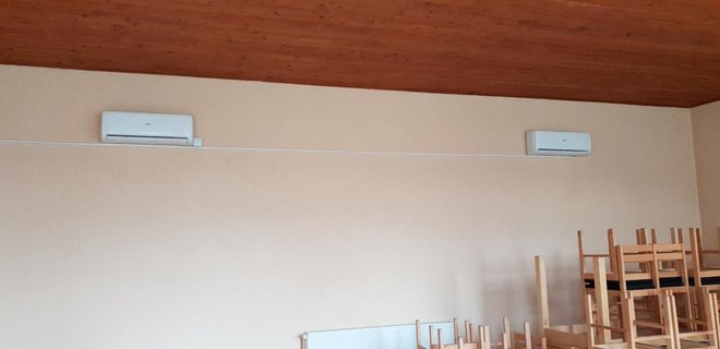 Klima uređaji u domu u Otkopima/Foto:Općina Končanica