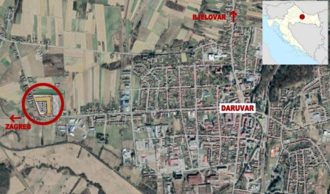 Trgovački centar nalazit će se na ulazu u Daruvar kada se dolazi iz smjera Zagreba/Foto: Grad Daruvar