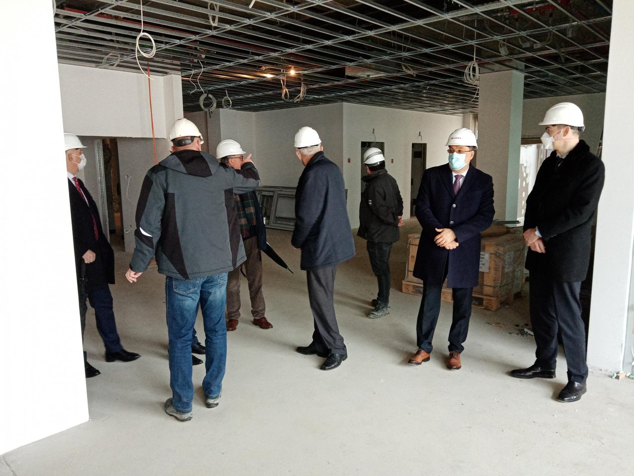 Fotografija: Obilazak radova na izgradnji nove zgrade Opće bolnice Bjelovar/ Foto: Deni Marčinković