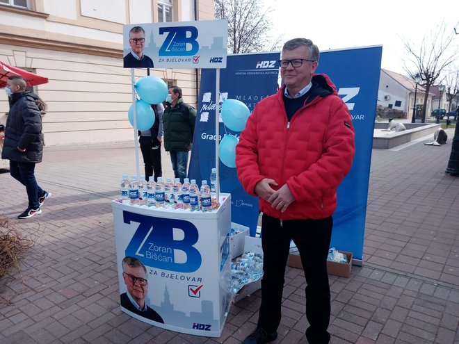 Kandidat HDZ-a za bjelovarskog gradonačelnika Zoran Bišćan/ Foto: Deni Marčinković