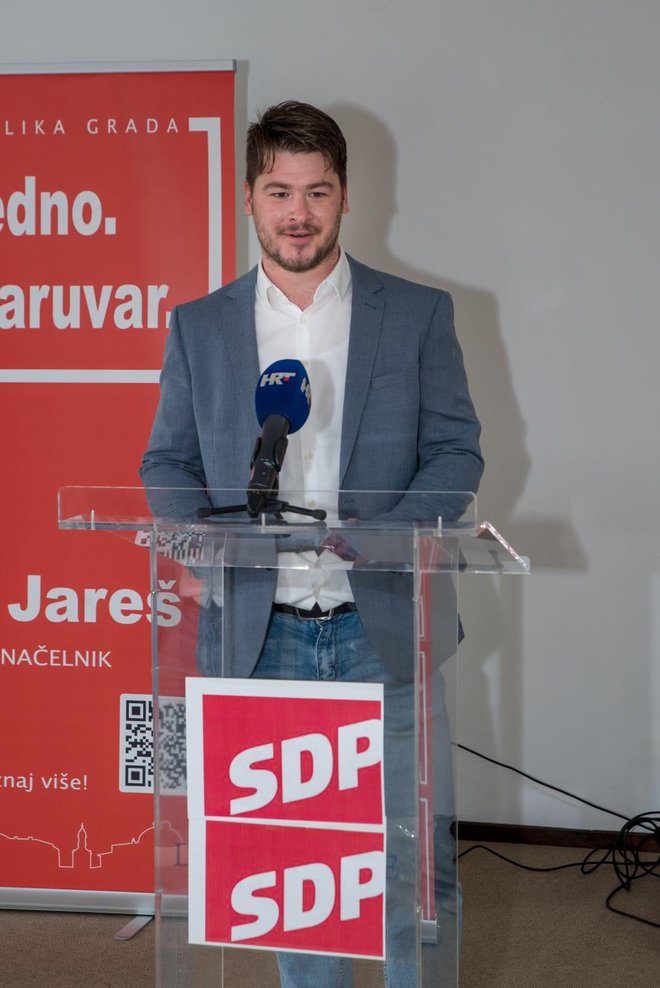 Kandidat SDP-a za gradonačelnika Daruvara, Igor Jareš/Foto: Predrag Uskoković