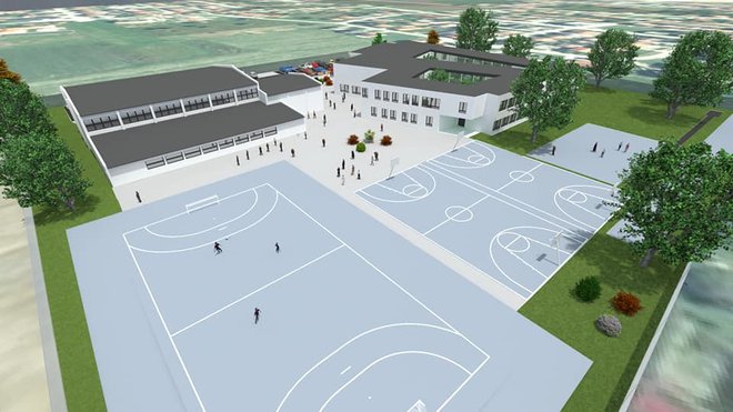 Osim škole, projekt bi obuhvatio i izgradnju nove dvorane/Foto:Martina Čapo