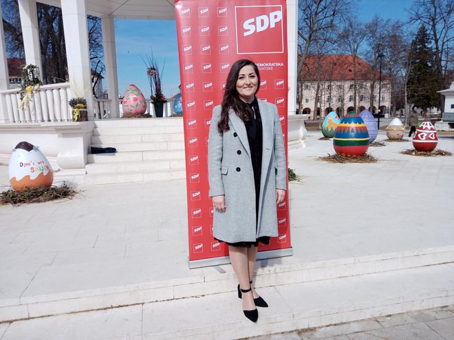 Kandidatkinja SDP-a za bjelovarsku gradonačelnicu Antoneta Đokić/ Foto: Deni Marčinković
