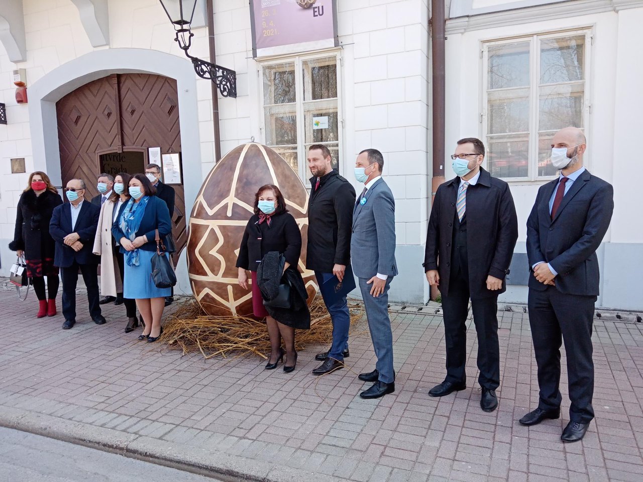 Fotografija: Otvorenju izložbe Uskrs u EU prisustvovali su veleposlanici i predstavnici osam zemalja članica EU/ Foto: Deni Marčinković