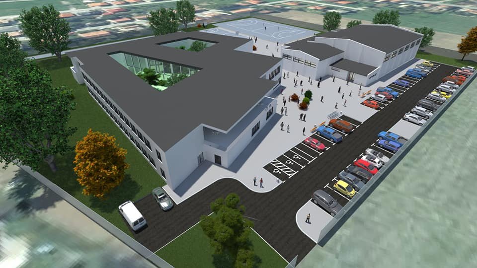 Fotografija: Idejni projekt nove škole na sjeveru grada /Foto: Facebook