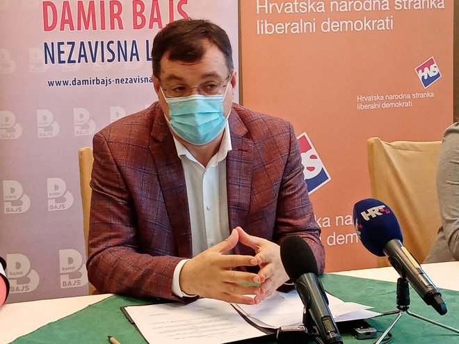 Aktualni župan Damir Bajs/ Foto: Deni Marčinković