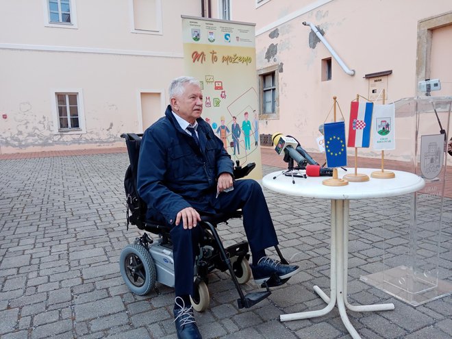 Predsjednik Udruge tjelesnih invalida Bjelovar Tomislav Novosel/ Foto: Deni Marčinković