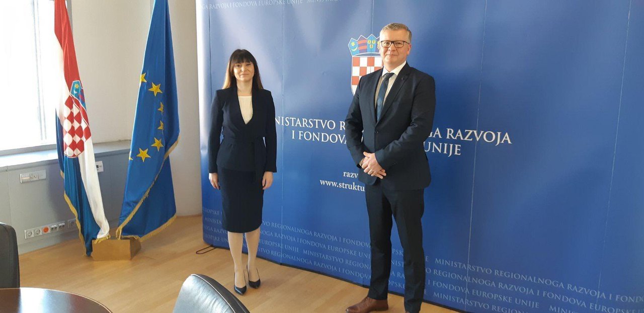 Fotografija: Ministrica Nataša Tramišak i Zoran Bišćan/ Foto: HDZ