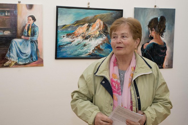Slikarica Ljubica Petrinić već se više od 40 godina bavi slikarstvom/Foto: Grad Daruvar