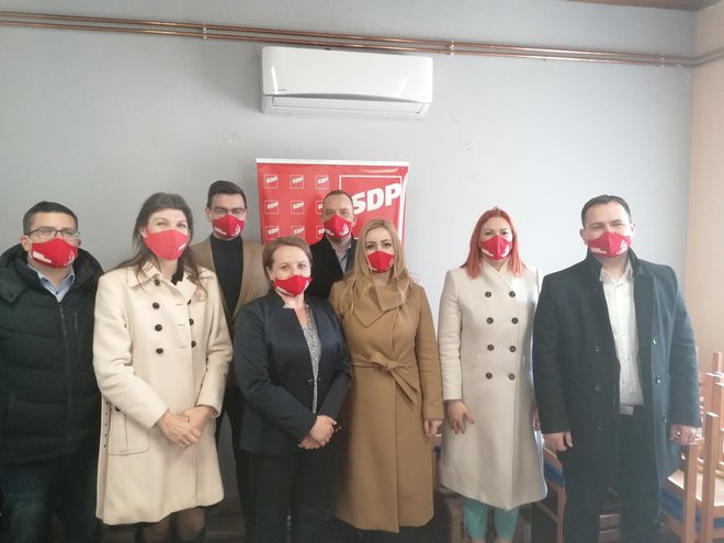 SDP-ovi saborski zastupnici i kandidati na lokalnim izborima u Končanici/ Foto: SDP