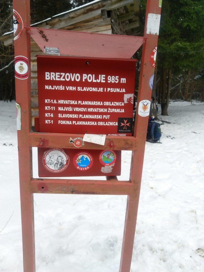I evo ih na najvišem vrhu Slavonije/Foto: Planinarsko društvo Petrov vrh