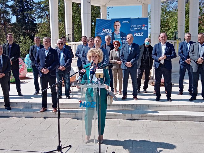 Marija Jungić, kandidatkinja HDZ-a i HSLS za zamjenicu župana/ Foto: Deni Marčinković
