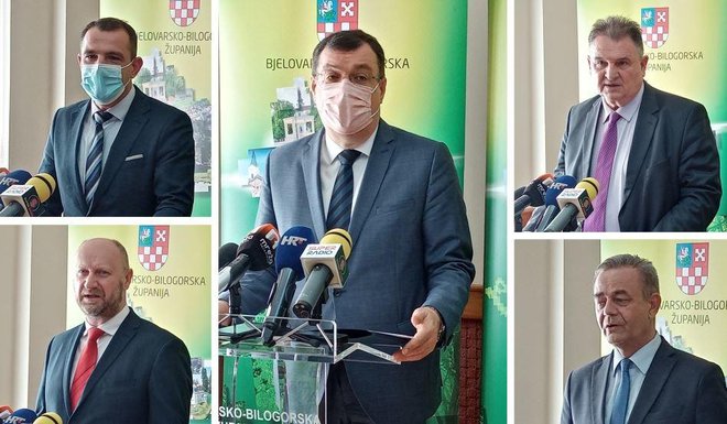 Pet župana središnje Hrvatske koji se zalažu za Razvojni sporazum/Foto: Deni Marčinković