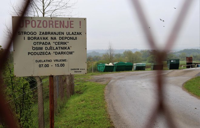 Ulaz u odlagalište Cerik / Foto: MojPortal.hr
