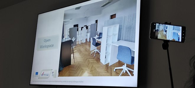 Open space radni prostor namijenjen je za više korisnika, a po potrebi i za veće sastanke/Foto: Martina Čapo