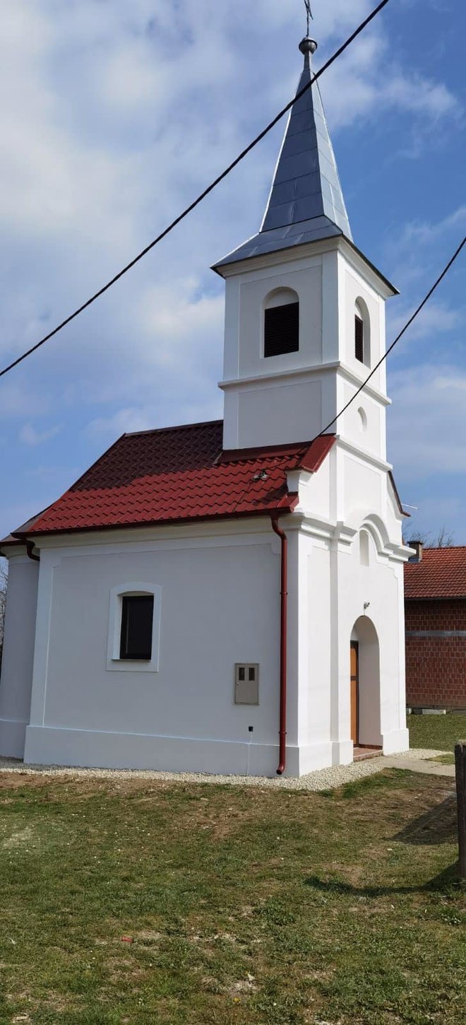 Novoobnovljena kapelica Svete Ane u Gornjoj Kovačici/Foto: Općina Veliki Grđevac