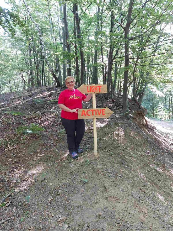 Kao ljubiteljica prirode i hodanja Andreja je volontirala i na Moslavina trailu/Foto: Privatni album