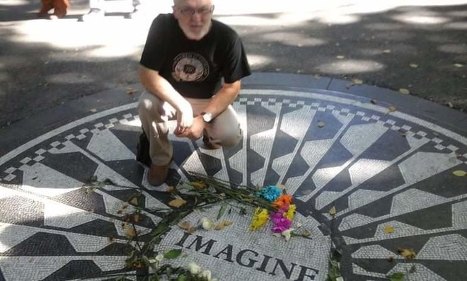 Central park New York, sjećanje na Johna Lennona/Foto: Privatni album