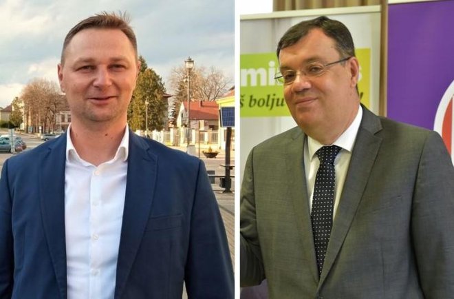 Kandidat za župana Marko Marušić i aktualni župan Damir Bajs/Foto: MojPortal.hr