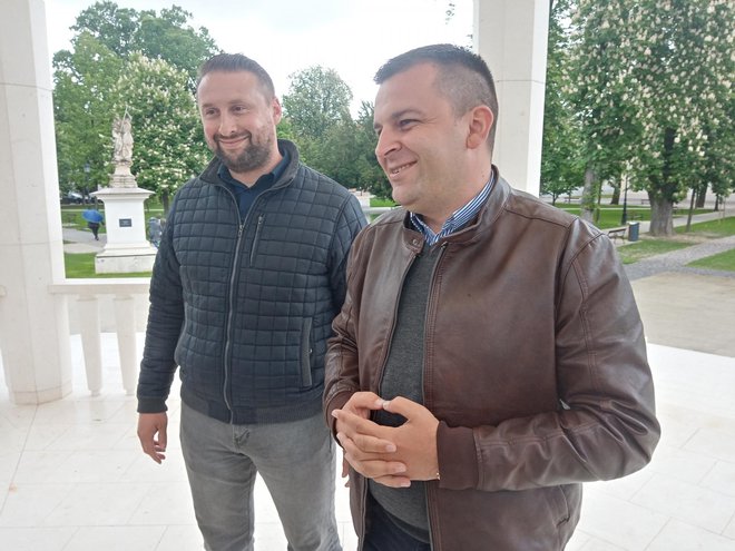 Igor Brajdić i Dario Hrebak nisu krili zadovoljstvo dan nakon izbora/ Foto: Deni Marčinković