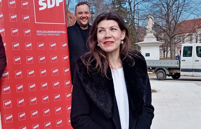 Sandra Frčo, kandidatkinja SDP-a za županicu poziva HDZ-ovog Marka Marušića da kaže istinu/Foto: Deni Marčinković
