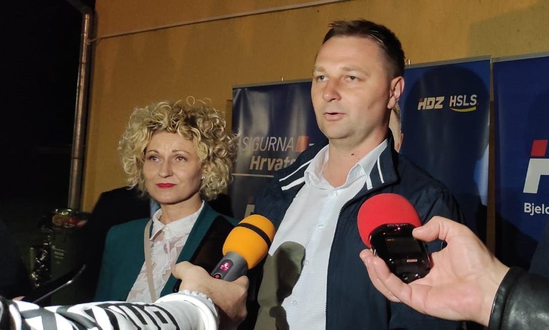 Fotografija: Kandidati za župana i zamjenicu župana, marko Marušić i Marija Jungić/Foto: Martina Čapo