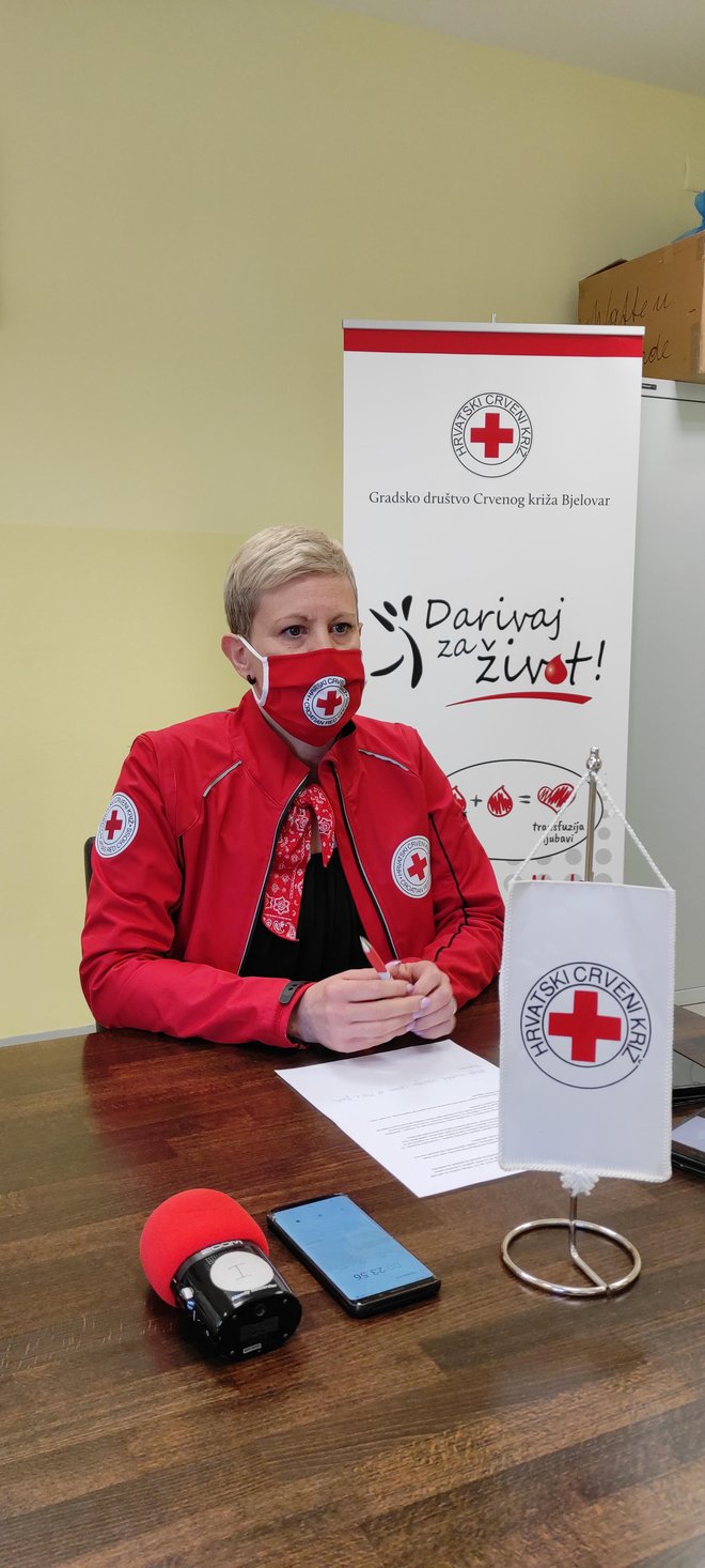 Vida Malek, ravnateljica bjelovarskog Crvenog križa/Foto: Martina Čapo
