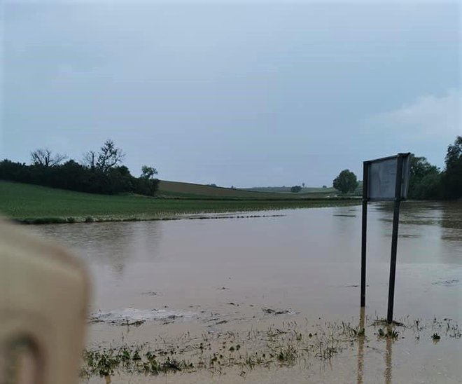 Poplavljeno tlo/Foto: Facebook