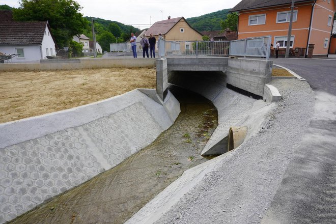 Obnovljeni most Željnjak i obnovljeno korito/Foto: MojPortal.hr