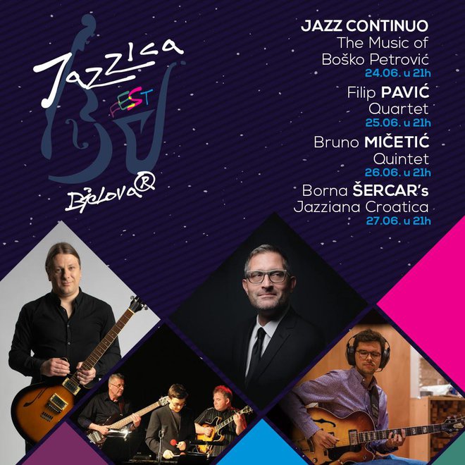 Program ovogodišnjeg Jazzica Festa/Foto: Ustupio: Grad Bjelovar