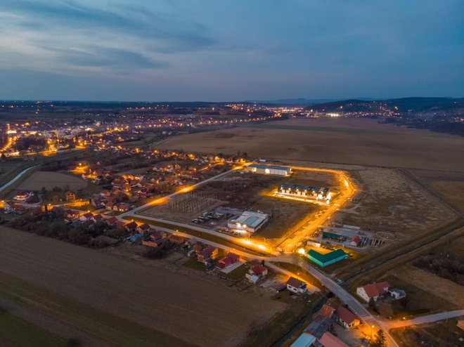 Poduzetnička zona Lipik 2 snimljena iz zraka/Foto: Compas.hr