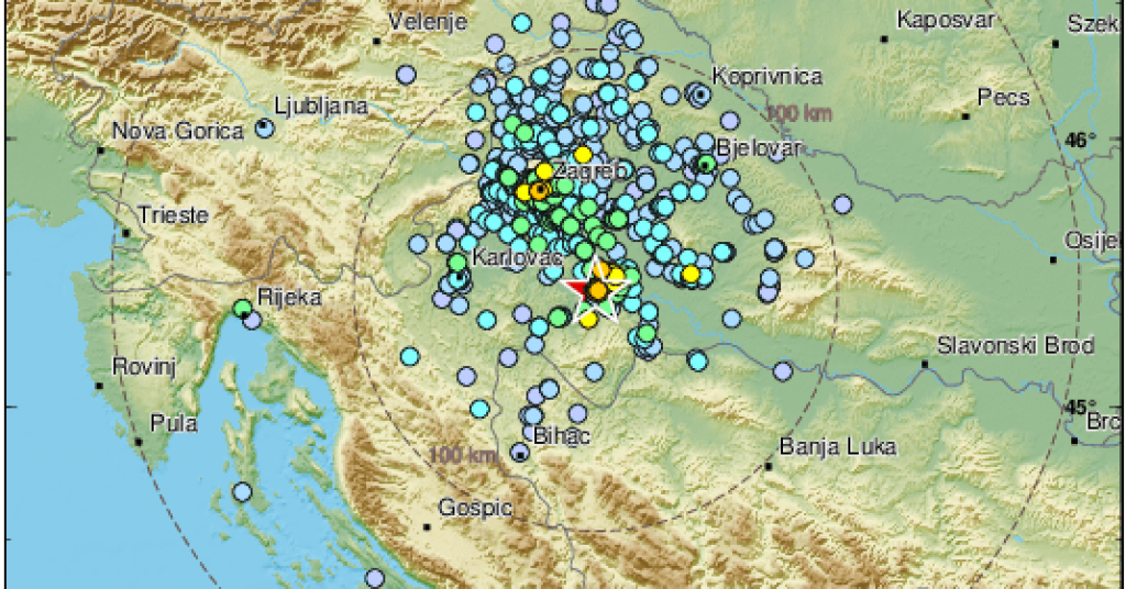 Fotografija: Potres je bio jačine 4,2 po Richteru/Foto: EMSC
