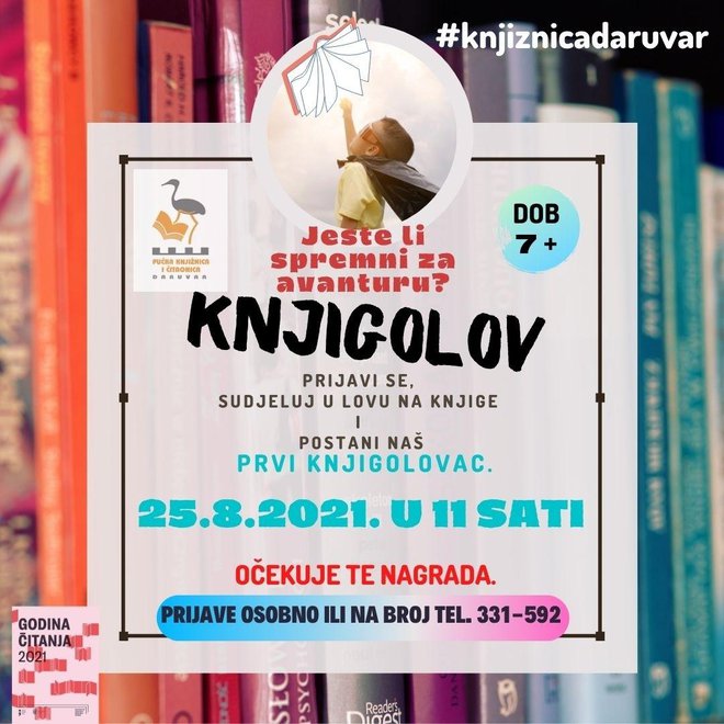 <p>Zabavna i edukativna radionica "Knjigolov"/Foto: Pučka knjižnica i čitaonica Daruvar</p>

