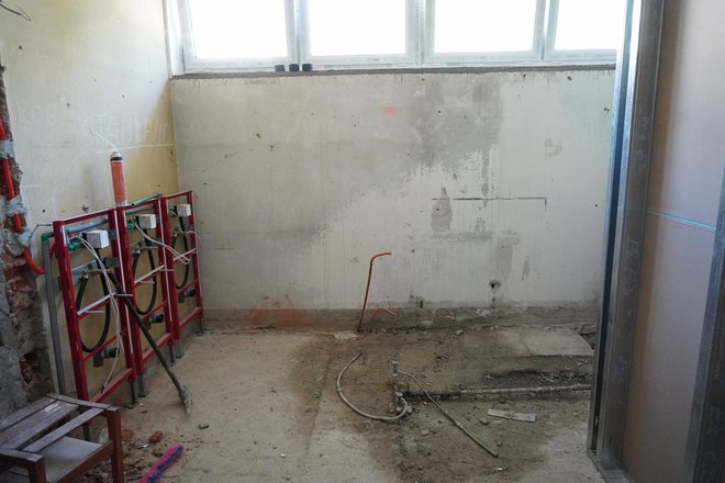 <p>Školski toalet još nije dovršen/Foto: MojPortal.hr</p>
