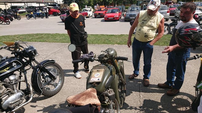 <p>Veliki interes posjetitelja za stare motocikle/Foto: Mario Barać</p>

