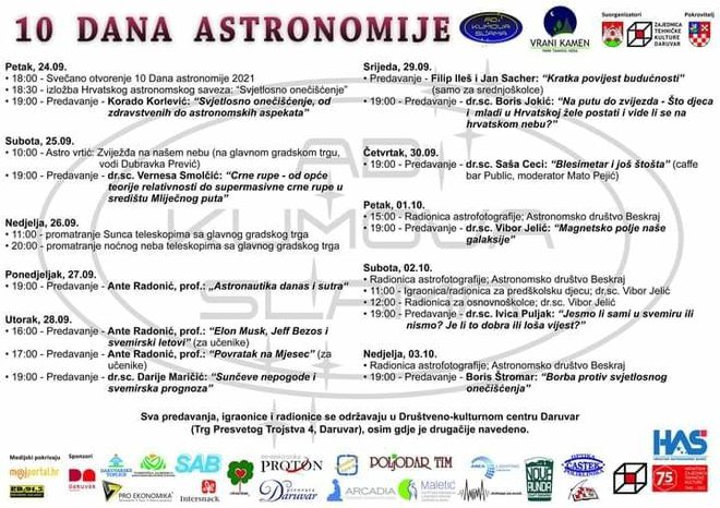 <p>Program "10 dana astronomije" u Daruvaru</p>
