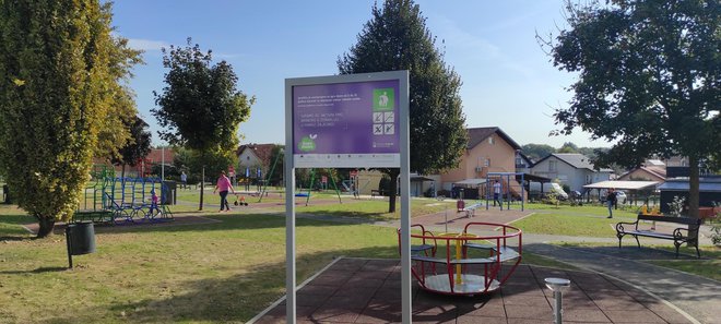 <p>Dječje igralište u Ulici Jakova Gotovca sada je trenutno najljepše igralište na području Bjelovara/Foto: Martina Čapo</p>
