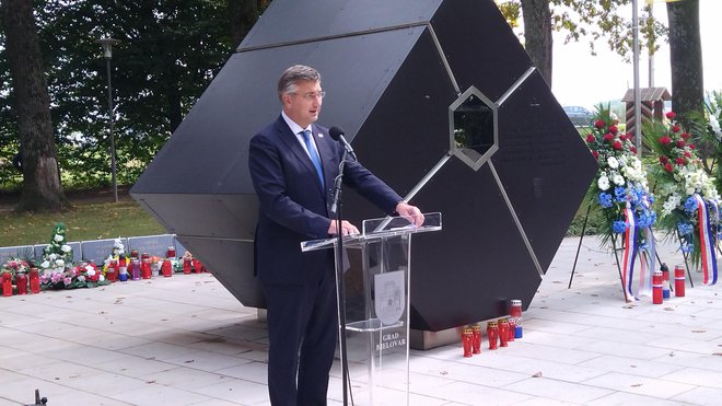 <p>Premijer Andrej Plenković na Barutani/ Foto: Deni Marčinković</p>
