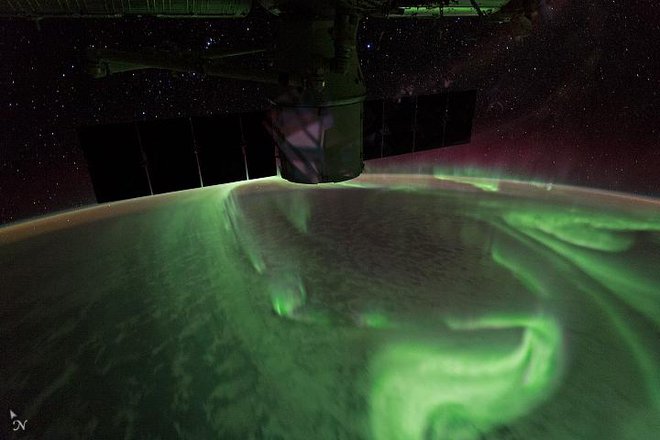 <p>Polarna svjetolst snimljena iz svemira/Foto: Wikipedia</p>
