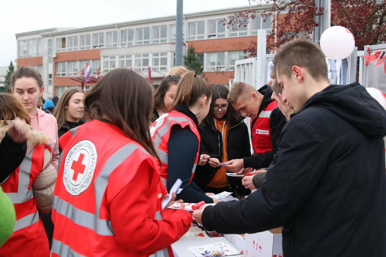 Fotografija: Jedna od prijašnjih akcija bjelovarskog Crvenog križa/Foto: Crveni križ Bjelovar
