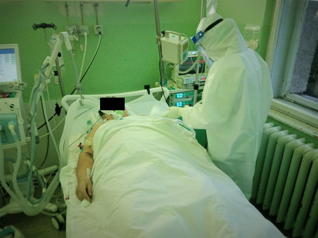 Fotografija: Na respiratoru je u OB BJelovar četvero pacijenata/Foto: Deni Marčinković
